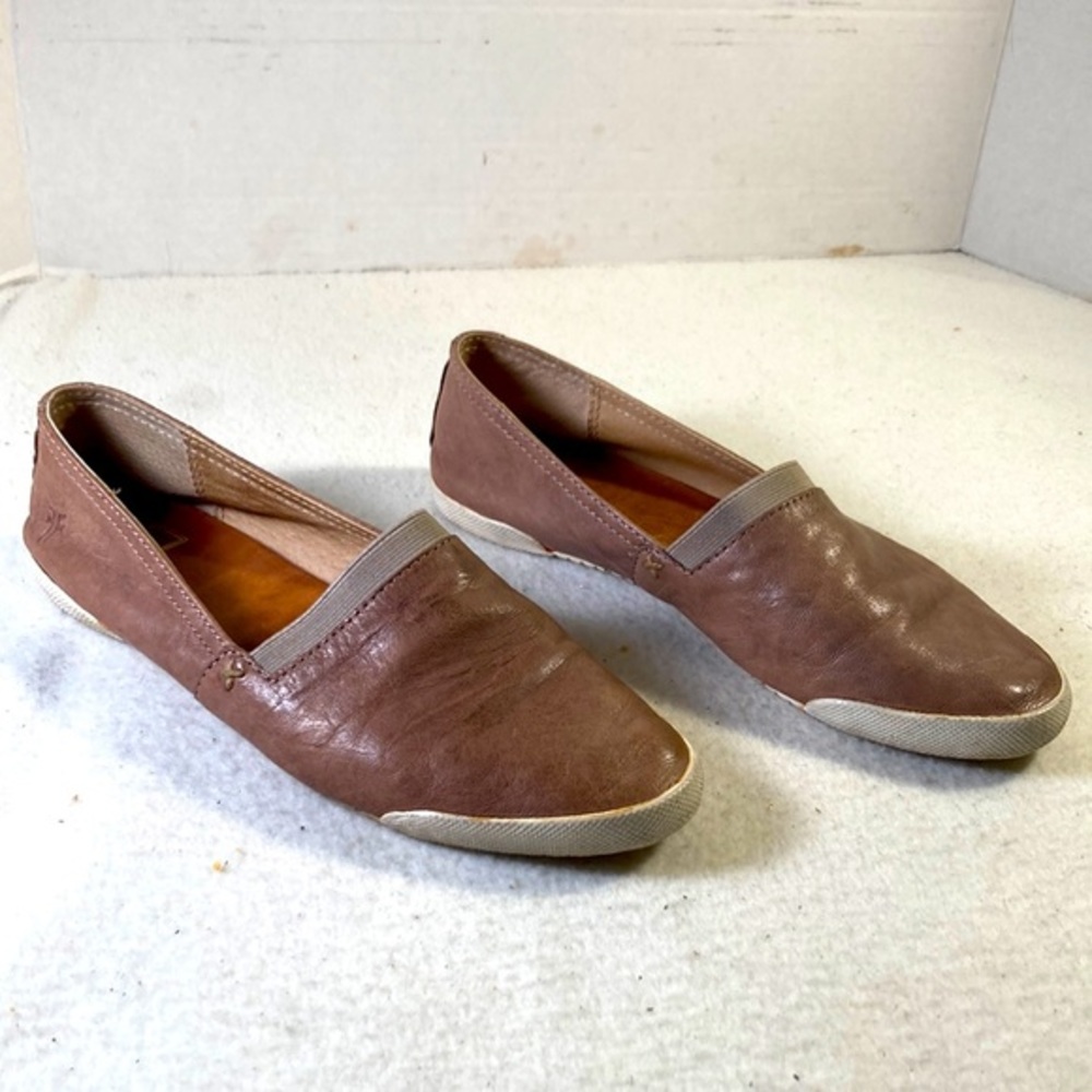 Frye Women’s Melanie Leather Slip On Sneakers